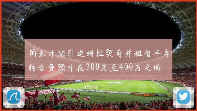 国米计划引进姆拉契奇并租借半年转会费预计在300万至400万之间